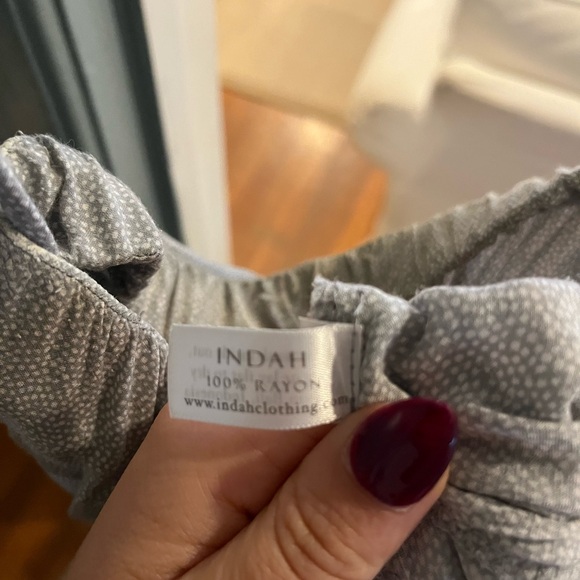 Indah Strapless Gray Maxi Dress - Picture 5 of 5